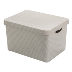 Kaanega karp Deco Stockholm L 39,5x29,5x25 cm цена и информация | Корзины и ящики для хранения | hansapost.ee