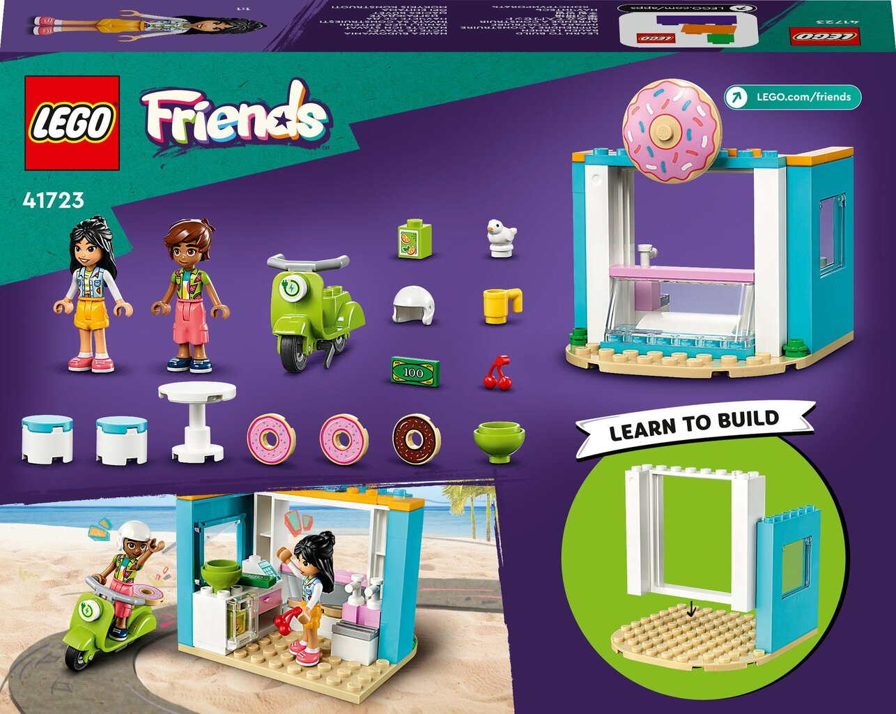41723 LEGO® Friends Donut Shop sõõrikupood цена и информация | Klotsid ja konstruktorid | hansapost.ee