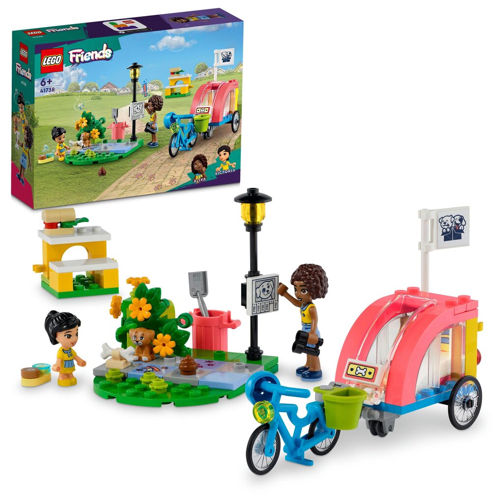 41738 LEGO® Friendsi koerte päästeratas цена и информация | Klotsid ja konstruktorid | hansapost.ee