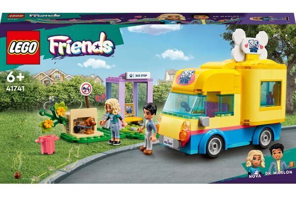 41741 LEGO® Friends Dog Rescue Van koerte päästefurgoon цена и информация | Klotsid ja konstruktorid | hansapost.ee