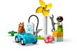 10985 LEGO® DUPLO Town Tuulegeneraator ja elektriauto hind ja info | Klotsid ja konstruktorid | hansapost.ee