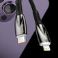 Baseus Glimmer Series USB-C - Lightning 480Mb/s 2.4A 1m black hind ja info | Mobiiltelefonide kaablid | hansapost.ee