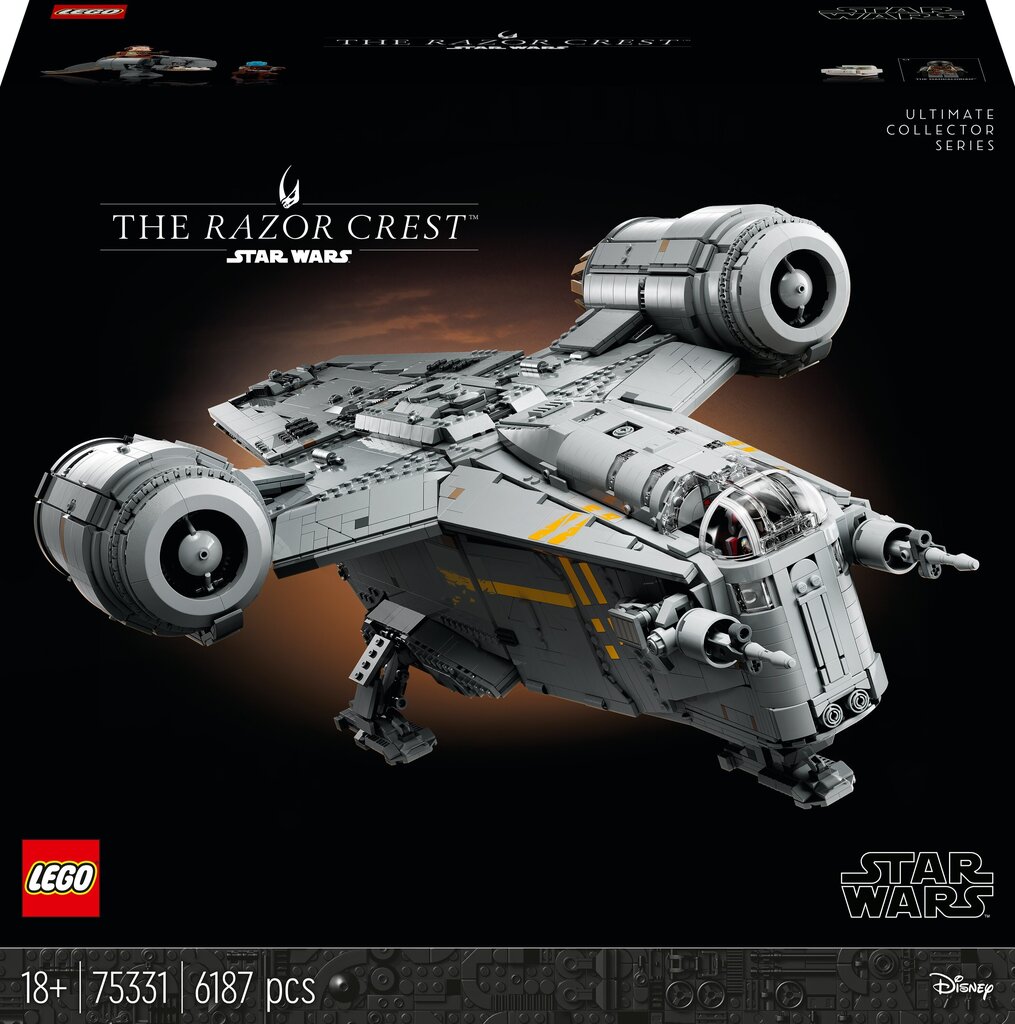 75331 LEGO® Star Wars The Razor Crest цена и информация | Klotsid ja konstruktorid | hansapost.ee