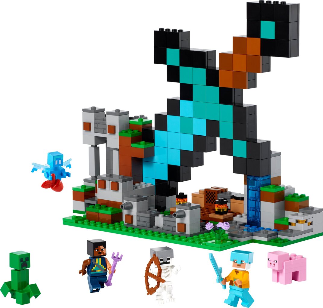 21244 LEGO® Minecraft Mõõgavahi post цена и информация | Klotsid ja konstruktorid | hansapost.ee