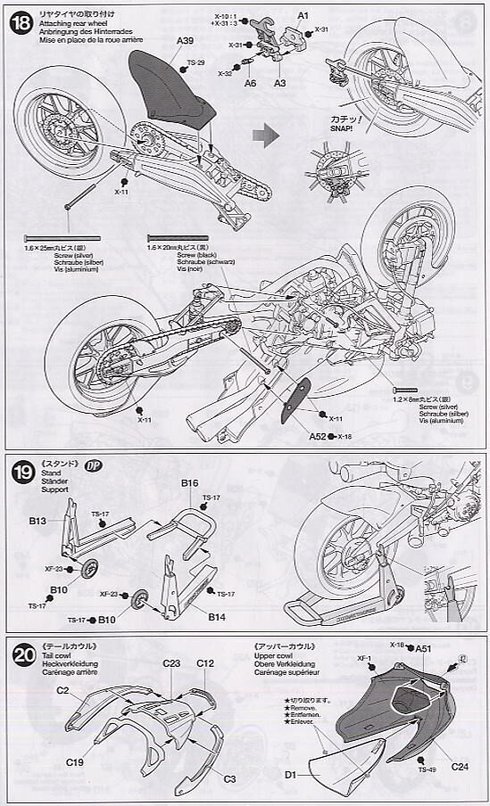 Tamiya - Ducati Desmosedici, 1/12, 14101 цена и информация | Klotsid ja konstruktorid | hansapost.ee