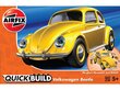 Airfix - QUICKBUILD VW Beetle yellow, J6023 цена и информация | Klotsid ja konstruktorid | hansapost.ee