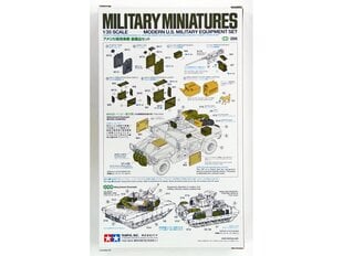 Tamiya - Modern U.S. Military Equipment Set, 1/35, 35266 hind ja info | Klotsid ja konstruktorid | hansapost.ee