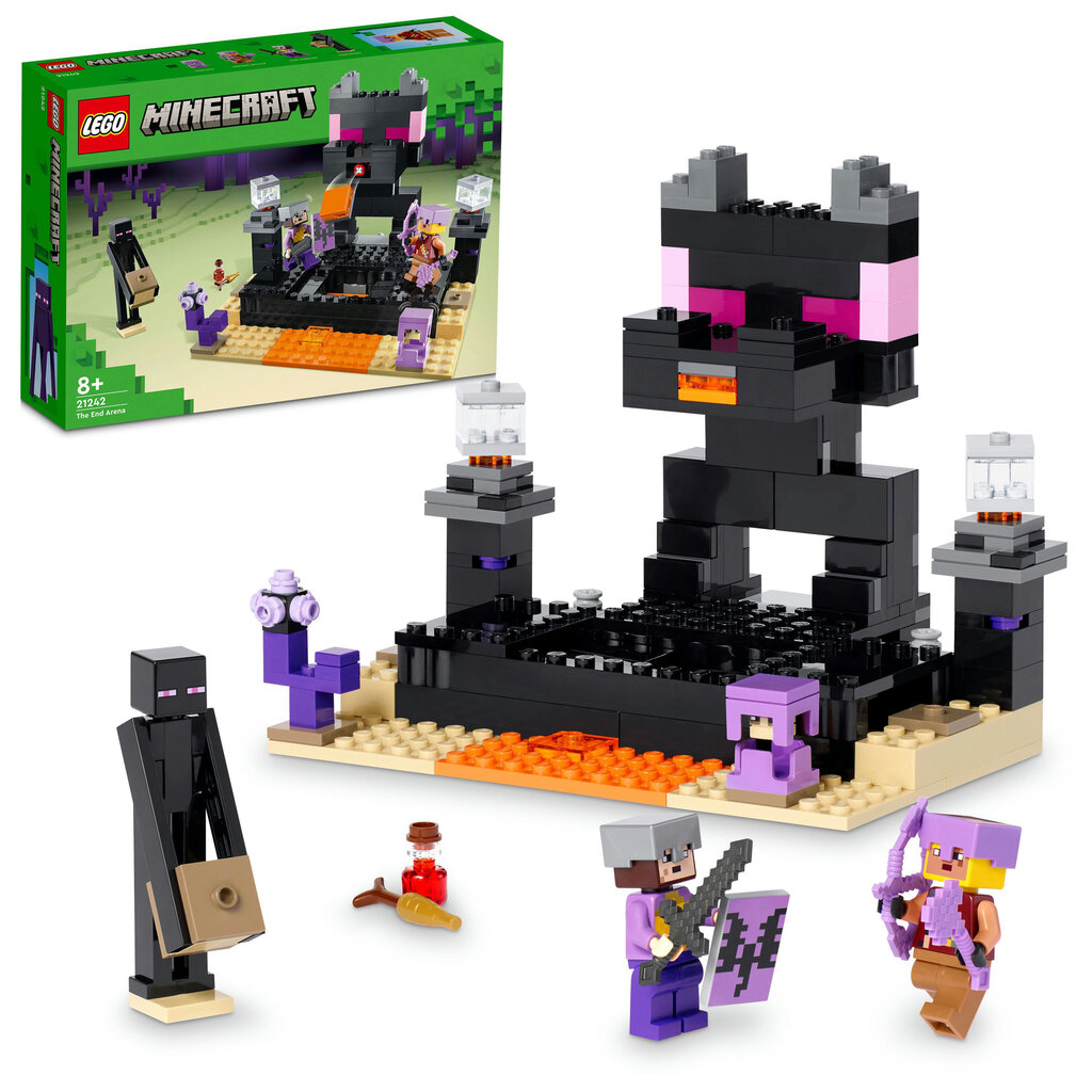 21242 LEGO® Minecraft End arena цена и информация | Klotsid ja konstruktorid | hansapost.ee