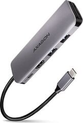 Axagon HMC-5 цена и информация | Адаптеры, USB-разветвители | hansapost.ee