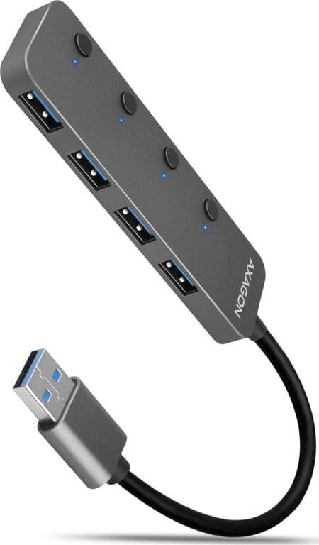 Axagon HUE-MSA hind ja info | USB adapterid ja jagajad | hansapost.ee