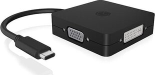 IcyBox IB-DK1104-C hind ja info | USB adapterid ja jagajad | hansapost.ee