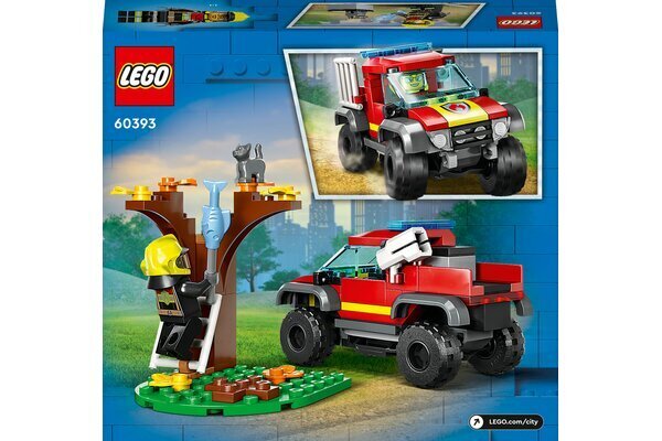 60393 LEGO® City Tuletõrje-maasturi päästemissioon цена и информация | Klotsid ja konstruktorid | hansapost.ee