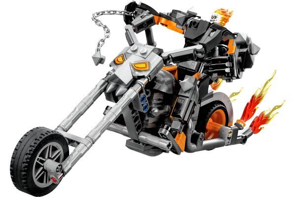 76245 LEGO® Marvel Tume biker-robot ja mootorratas цена и информация | Klotsid ja konstruktorid | hansapost.ee