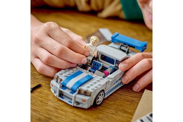 76917 LEGO® Speed Champions 2 Fast 2 Furious Nissan Skyline GT-R (R34) цена и информация | Klotsid ja konstruktorid | hansapost.ee