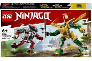 71781 LEGO® NINJAGO Битва роботов цена и информация | Конструкторы и кубики | hansapost.ee