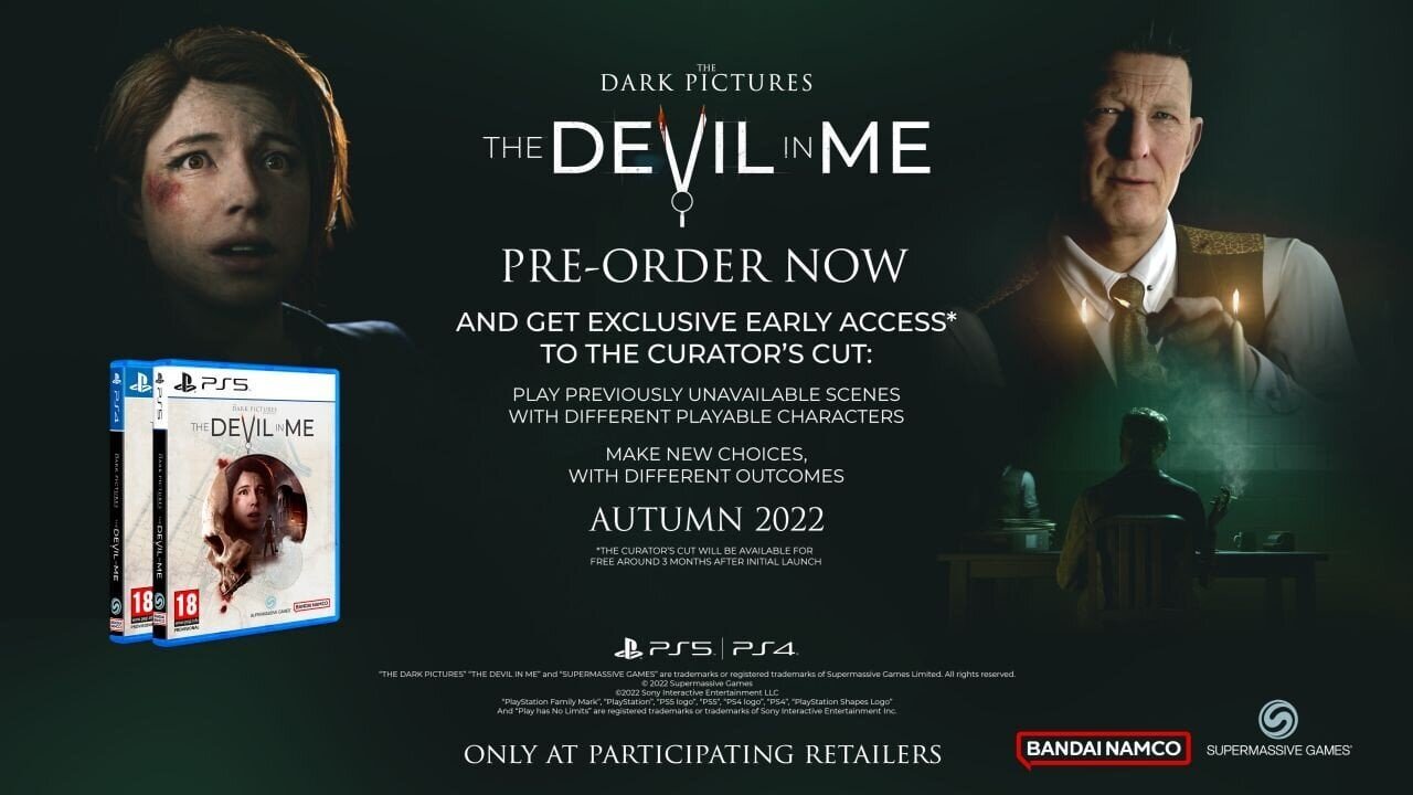 The Dark Pictures Anthology: The Devil in Me, PlayStation 4 - Game цена и информация | Konsooli- ja arvutimängud | hansapost.ee