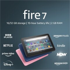 Планшет Amazon Fire 7 32ГБ 2022, черный цена и информация | для планшетов | hansapost.ee