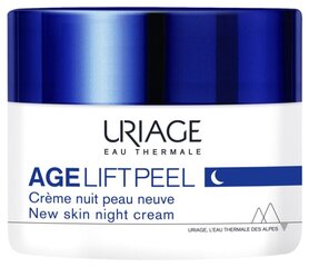 Отшелушивающий ночной крем Uriage Age Lift Peel, 50 мл цена и информация | Кремы для лица | hansapost.ee