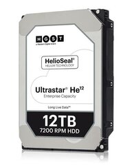 Western Digital Ultrastar DC HC520, 12TB|SATA 3.0|256 MB|7200 rpm|3,5"|0F30146 hind ja info | Western digital Arvutid ja IT- tehnika | hansapost.ee