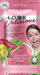 Puhastav näomask Eveline Look Delicious Bio Watermelon & lemon 10 ml hind ja info | Eveline Cosmetics Näohooldus | hansapost.ee