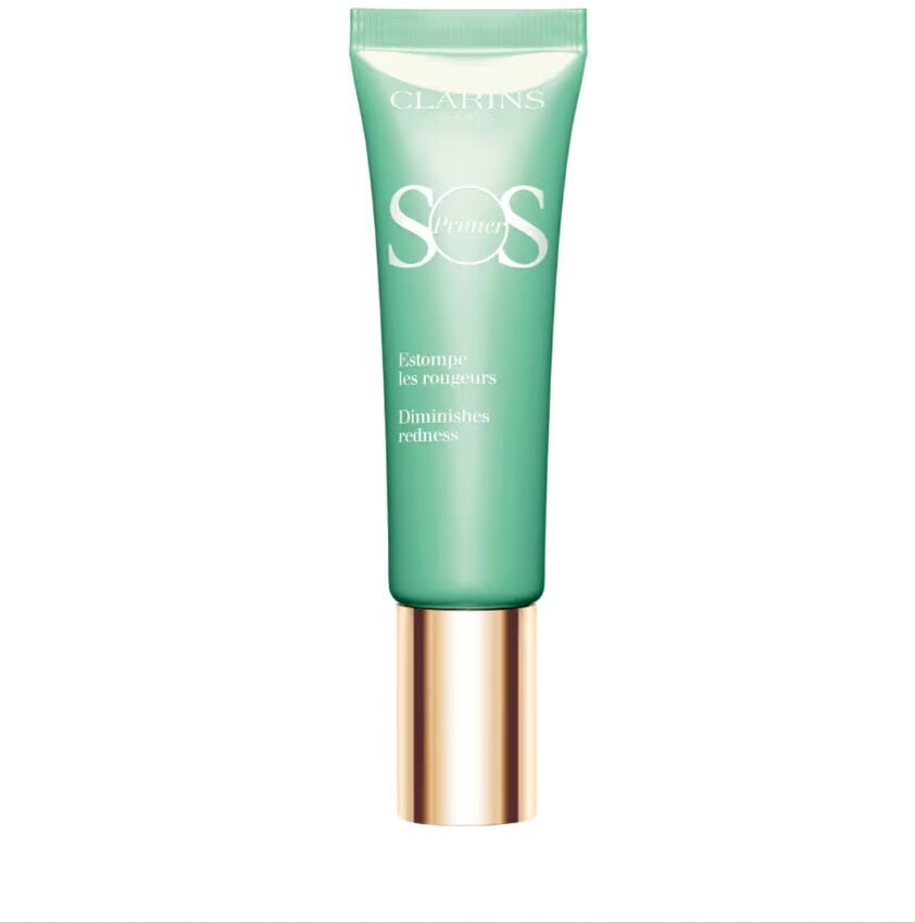 Meigialuskreem Clarins SOS Primer 30 ml, Green Tea hind ja info | Jumestuskreemid ja puudrid | hansapost.ee