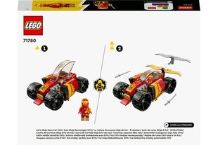 71780 LEGO® NINJAGO® Гоночная машина ниндзя Кай EVO цена и информация | Конструкторы и кубики | hansapost.ee