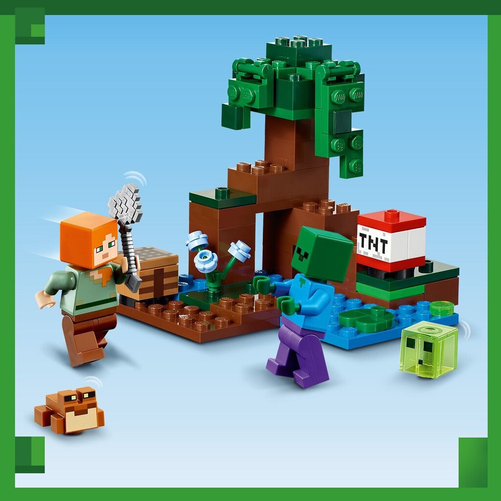 21240 LEGO® Minecraft Seiklus soos hind ja info | Klotsid ja konstruktorid | hansapost.ee