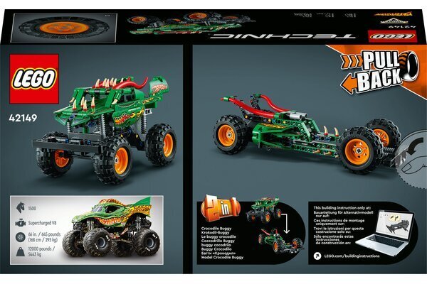 42149 LEGO® Technic Dragon цена и информация | Klotsid ja konstruktorid | hansapost.ee