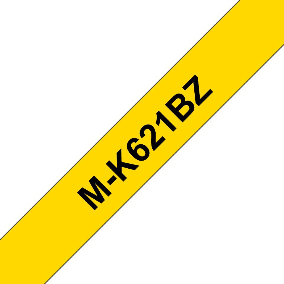 Kleepkirjalint Brother M-K621BZ MK-621BZ MK621BZ must kollasel цена и информация | Printeritarvikud | hansapost.ee