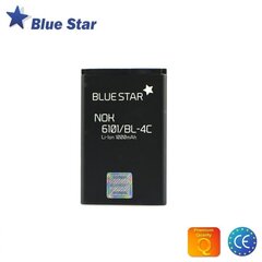 BlueStar aku telefonile Nokia X2 6300 Li-Ion 1000 mAh, Analoog BL-4C hind ja info | Akud mobiiltelefonidele | hansapost.ee