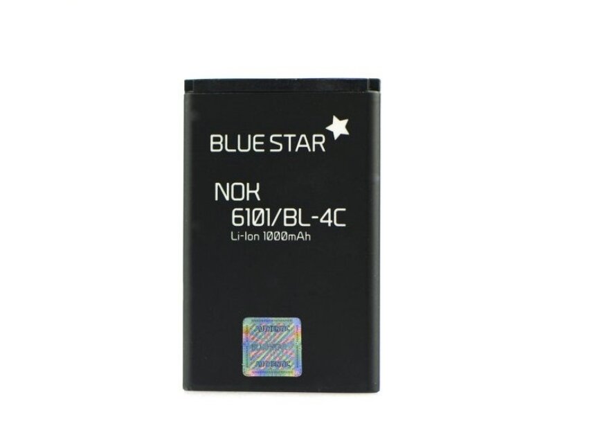 BlueStar aku telefonile Nokia X2 6300 Li-Ion 1000 mAh, Analoog BL-4C цена и информация | Akud mobiiltelefonidele | hansapost.ee