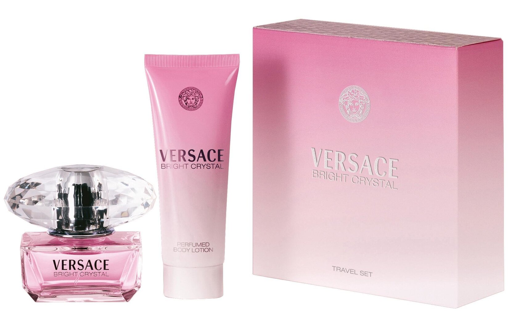 Versace Bright Crystal EDT kinkekomplekt naistele 50 ml цена и информация | Parfüümid naistele | hansapost.ee
