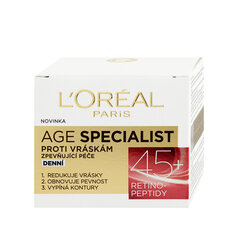 Дневной крем от морщин L'Oréal Expert Age Specialist 45+, 50 мл цена и информация | Кремы для лица | hansapost.ee