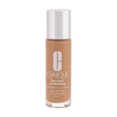 Clinique Beyond Perfecting Foundation + Concealer - Hydrating make-up and concealer in one 30 ml 01 Linen #cc976e цена и информация | Пудры, базы под макияж | hansapost.ee