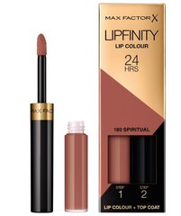 Max Factor Lipfinity 24HRS - Long Lasting Lipstick 4.2 g 180 Spiritual #914e4c hind ja info | Huulekosmeetika | hansapost.ee