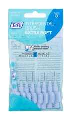 Щетка межзубная TePe Extra Soft 0.6 мм, синяя, 8 шт. цена и информация | Зубные щетки, пасты | hansapost.ee