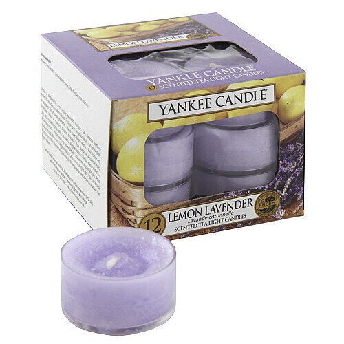 Yankee Candle Lemon Lavender (lemon with lavender) - Aromatic tea candles (12 pcs) 9.8g цена и информация | Küünlad, küünlajalad | hansapost.ee