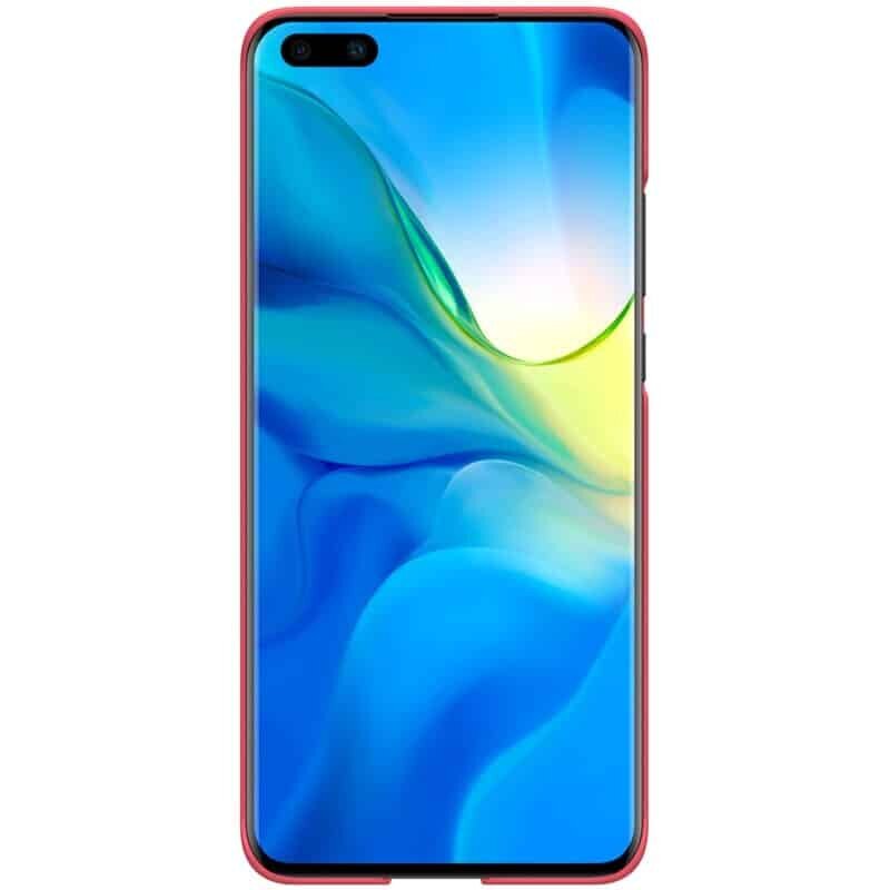 Nillkin Super Frosted Shield skirtas Huawei P40 Pro, raudonas цена и информация | Telefonide kaitsekaaned ja -ümbrised | hansapost.ee