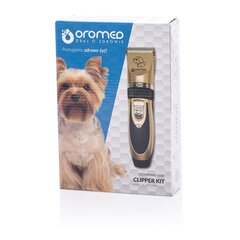 Машинка для стрижки домашних животных Oromed ORO-PET CLIPPER GOLD цена и информация | Средства по уходу за животными | hansapost.ee