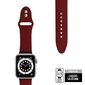 Crong Käevõru / rihm Apple Watchile 42/44/45mm (Cherry) - hind ja info | Nutikellade aksessuaarid ja tarvikud | hansapost.ee