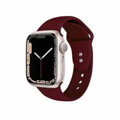 Crong Käevõru / rihm Apple Watchile 42/44/45mm (Cherry) - цена и информация | Аксессуары для смарт-часов и браслетов | hansapost.ee