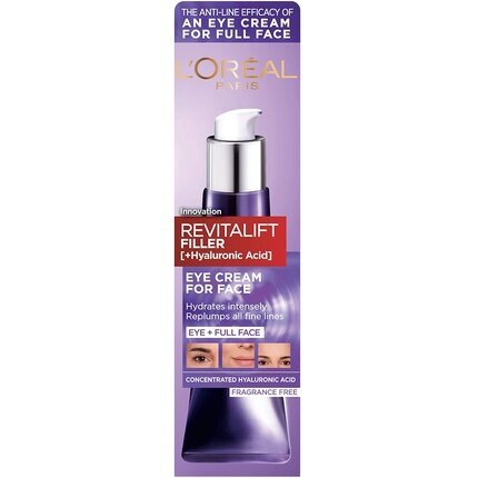 Revitalift Filler (Eye Cream For Face) 30 ml цена и информация | Silmakreemid ja seerumid | hansapost.ee