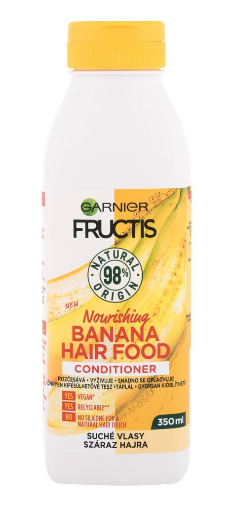 Fructis Hair Food (Banana Nourishing Conditioner) 350 ml цена и информация | Palsamid | hansapost.ee