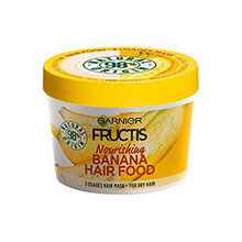 Toitev juuksemask Fructis (Banana Hair Food) 390 ml hind ja info | Juuksemaskid, õlid ja seerumid | hansapost.ee