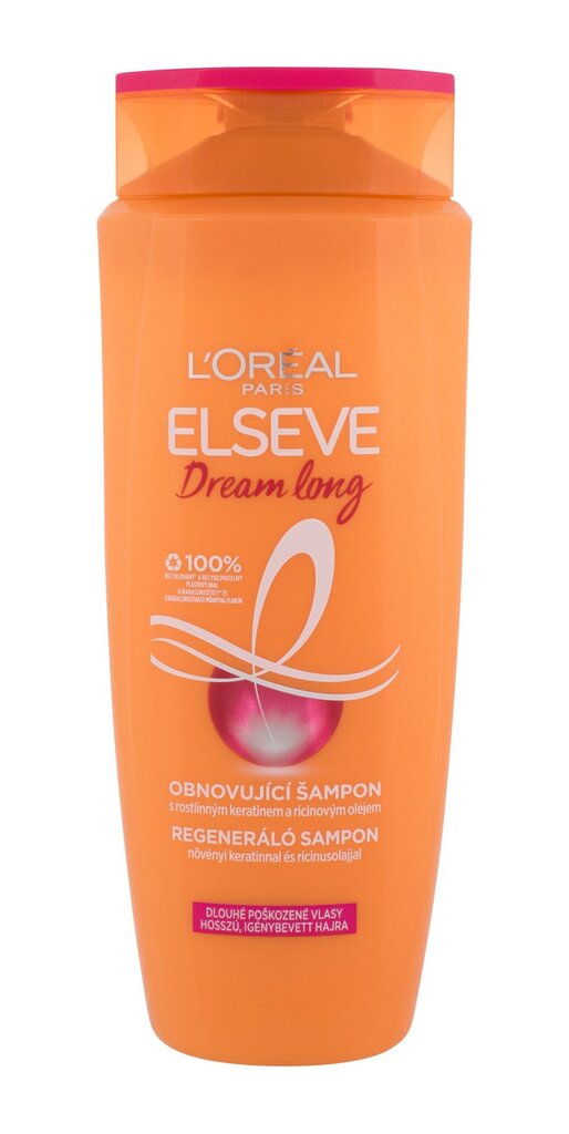 Taastav šampoon kahjustatud pikkadele juustele Elseve Dream Long (šampoon) hind ja info | Šampoonid | hansapost.ee