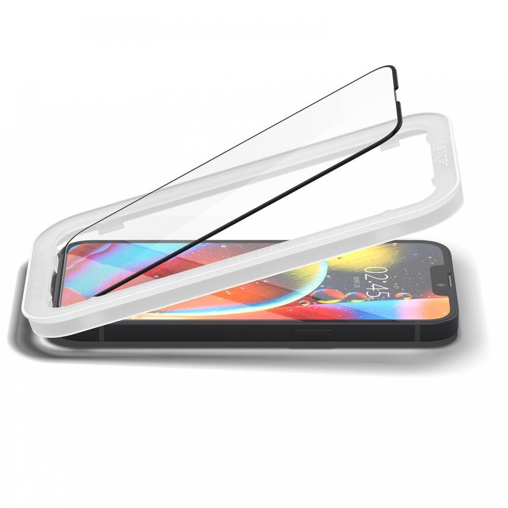 Spigen Alm Glass FC ekraanikaitse iPhone 13 ja 13 Pro jaoks, 1 tk. цена и информация | Ekraani kaitseklaasid ja kaitsekiled | hansapost.ee