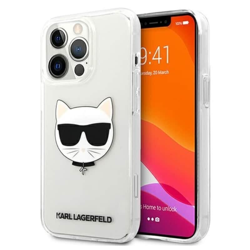 Karl Lagerfeld Choupette ümbris iPhone 13 Pro Max jaoks (selge) цена и информация | Telefonide kaitsekaaned ja -ümbrised | hansapost.ee