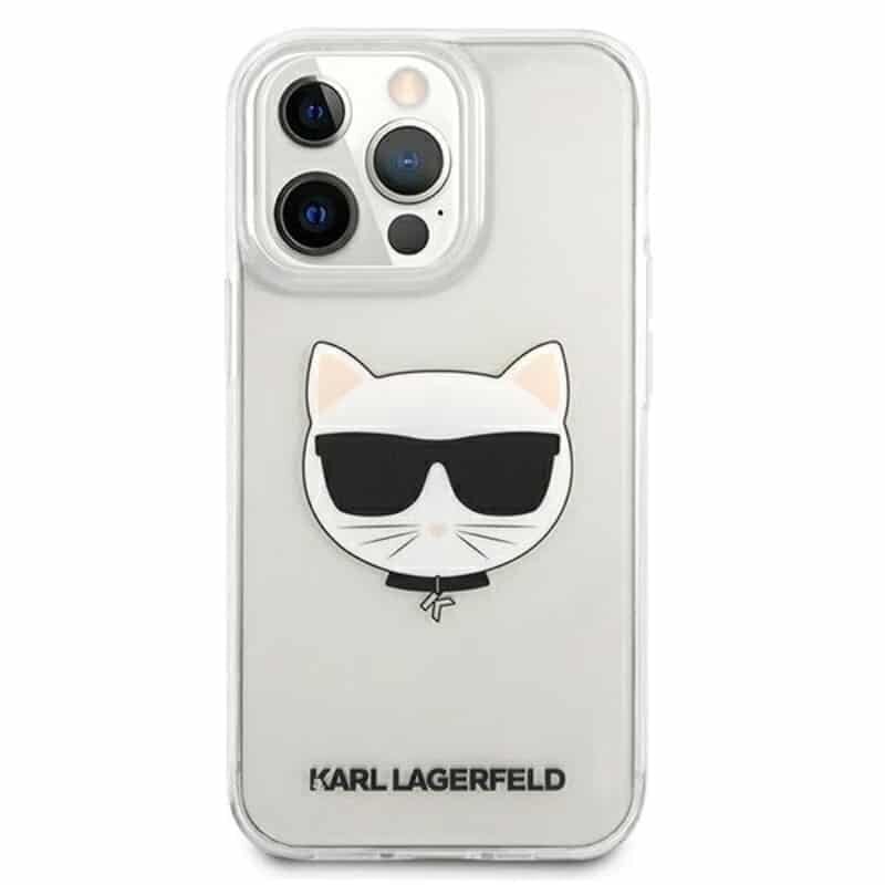 Karl Lagerfeld Choupette ümbris iPhone 13 Pro Max jaoks (selge) цена и информация | Telefonide kaitsekaaned ja -ümbrised | hansapost.ee