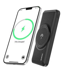 Dudao power bank 10000mAh 22.5W Power Delivery Quick Charge 2x USB / 1x USB Type C 15W Qi wireless charger for iPhone compatible with MagSafe black (K14Pro-black) цена и информация | Зарядные устройства Power bank | hansapost.ee