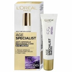 Age Special ist 55+ (kortsudevastane silmaümbruskreem) 15 ml цена и информация | Сыворотки, кремы для век | hansapost.ee